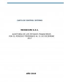 AUDITORÍA DE LOS ESTADOS FINANCIEROS POR EL PERIODO TERMINADO AL 31 DE DICIEMBRE