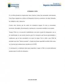 CHILE NO ESTÁ PREPARADO PARA RECIBIR INMIGRANTES. Página 2