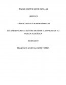 Acciones propuestas para mejorar el impacto de tu huella ecológica. ¿Tienes una propuesta mejor? Descríbela