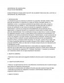 DOSIS ÓPTIMA DE COAGULANTE SULFATO DE ALUMINIO PARA AGUA DEL LAGO DE LA UNIVERSIDAD DEL MAGDALENA