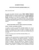 ESTATUTOS ACCOUNTING ADVISORS ANDWIL S.A.S.