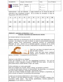 PRUEBA DIAGNÓSTICO LENGUA Y LITERATURA