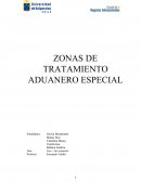 ZONAS DE TRATAMIENTO ADUANERO ESPECIAL