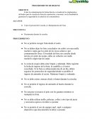 PROCEDIMIENTO DE HIGIENE