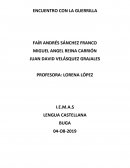 ENCUENTRO CON LA GUERRILLA