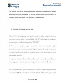CHILE NO ESTÁ PREPARADO PARA RECIBIR INMIGRANTES. Página 6