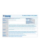 PLAN DE CURSO INGENIERIA DE PRODUCCIÓN 2019