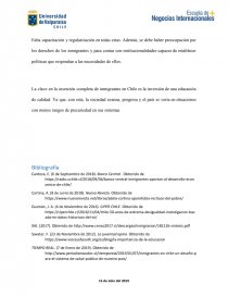 CHILE NO ESTÁ PREPARADO PARA RECIBIR INMIGRANTES. Página 10