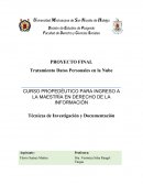 Tratamiento de Datos Personales en la Nube