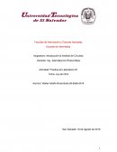 Actividad: Practica de Laboratorio #1 Ley de Ohm