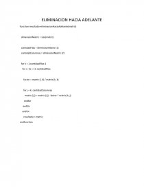 METODOS NUMERICOS (SOLUCION DE MATRICES CON LU Y PIVOTEO PARCIAL). Página 1