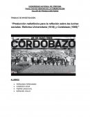 “Producción radiofónica para la reflexión sobre las luchas sociales: Reforma Universitaria (1918) y Cordobazo (1969)”