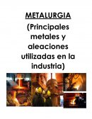METALURGIA (Principales metales y aleaciones utilizadas en la industria)