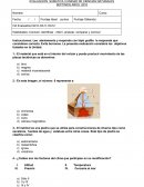 Evaluación ciencias 7°