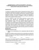DETERMINACIÓN DE LA CINÉTICA DE CRECIMIENTO Y ANÁLISIS DE PARÁMETROS CINÉTICOS DEL CULTIVO DE Ralstonia eutropha UTILIZANDO COMO SUSTRATO HIDROLIZADO DE HARINA YUCA