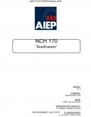 Nch 170 - Dosificación