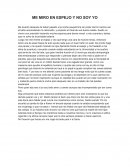 ME MIRO EN ESPEJO Y NO SOY YO