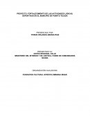 PROYECTO: FORTALECIMIENTO DE LAS ACTIVIDADES LUDICAS, DEPORTIVAS EN EL MUNICIPIO DE PUERTO TEJADA