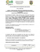 Acta de verificacion de requisitos habilitantes