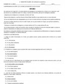 2° BIMESTRE EXAMEN DE CIENCIAS III (QUIMICA)
