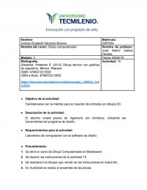 Actividad 15 dibujo computarizado. Página 1