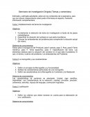 Seminario de investigacion dirigida