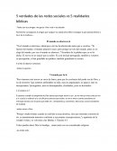 5 verdades de las redes sociales vs 5 realidades bíblicas