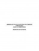MEMORIA DE CÁLCULO ELÉCTRICA EN COMEDOR COMUNITARIO