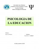 Psicología de la Educación