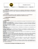 PROCEDIMIENTO DE BACKUPS