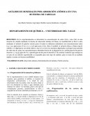 ANÁLISIS DE MINERALES POR ABSORCIÓN ATÓMICA EN UNA MUESTRA DE CABELLO