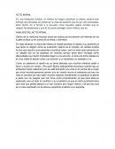 ANALISIS DEL ACTO MORAL