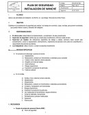 Plan de seguridad instalacion de winche