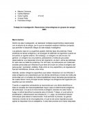 Trabajo de investigación: Reacciones inmunológicas en grupos de sangre ABO