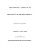 LABORATORIO DE EQUILIBRIO Y CINÉTICA. PRACTICA 1. POTENCIALES TERMODINÁMICOS