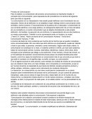 Proceso de comunicación, el análisis y la comprensión