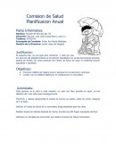 Planificación preescolar plan de salud anual