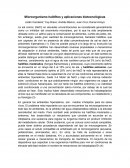 Microorganismo halófitos y aplicaciones biotecnológicas