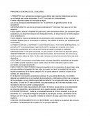 PRINCIPIOS GENERALES DEL CONCURSO