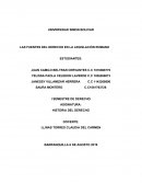 LAS FUENTES DEL DERECHO EN LA LEGISLACIÓN ROMANO