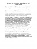 FACTORES QUE AFECTAN LA VELOCIDAD DE PROCESAMIENTO DE UN COMPUTADOR