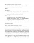 Tema: Creación del muro fronterizo entre EE.UU y México