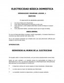 ELECTRICIDAD BÁSICA DOMESTICA INTRODUCCION Y SEGURIDAD LECCION