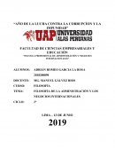 FILOSOFÍA DE LA ADMINISTRACIÓN Y LOS NEGOCIOS INTERNACIONALES