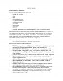 HISTORIA CLINICA. FECHA Y HORA DE LA ANAMNESIS