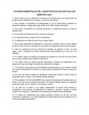Acuerdos semestrales del laboratorio de biología celular