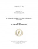 EL DESPLAZAMIENTO FORZADO EN COLOMBIA, UNA REALIDAD DE NUNCA ACABAR