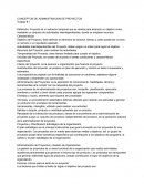 CONCEPTOS DE ADMINISTRACION DE PROYECTOS