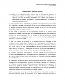 El Talento Para la Gestión de Personas