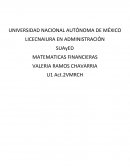 MATEMATICAS FINANCIERAS